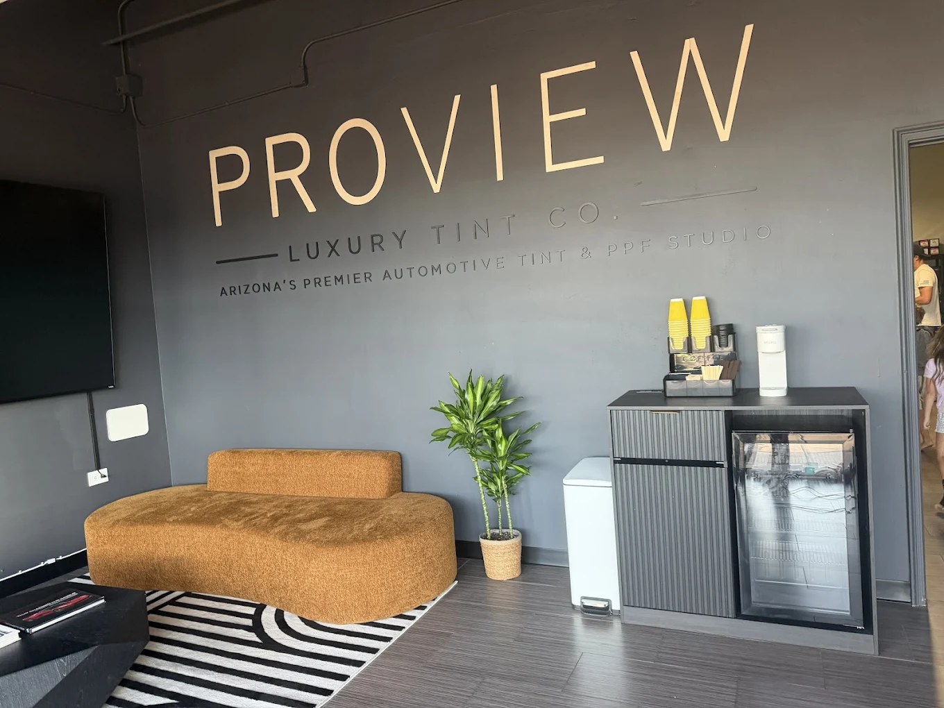 Inside the ProView Auto Glass & Tint studio in Tempe