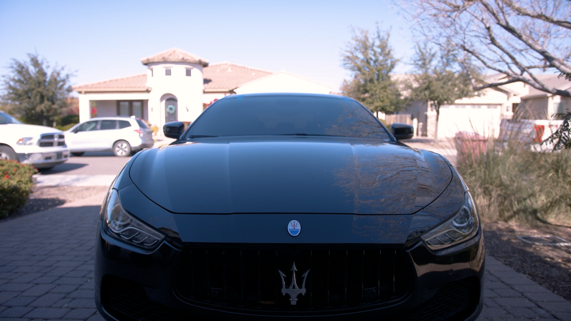 A blacked-out Maserati finished by ProView